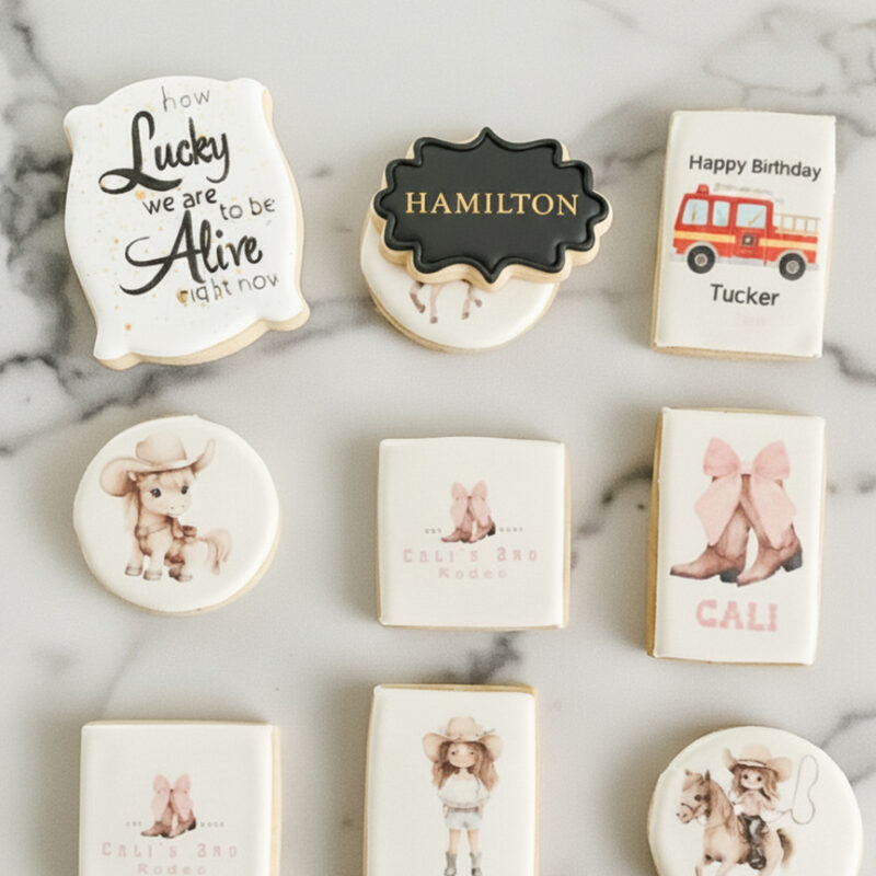 Printed Sugar Cookies (12 Cookies)