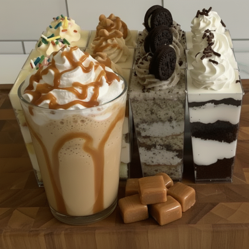Caramel Frappuccino (12 Cake Shooters)