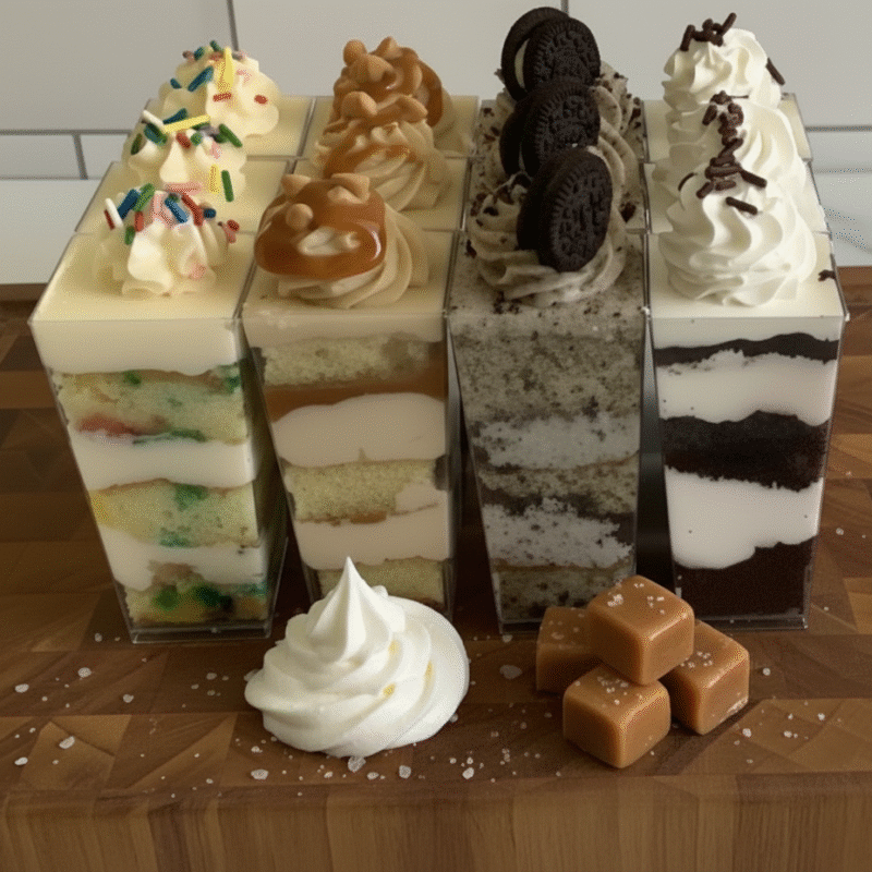 Vanilla Salted Caramel (12 Cake Shooters)