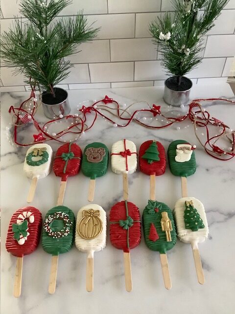 Christmas Cakesicles