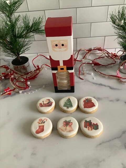 Christmas Printed Mini Cookies